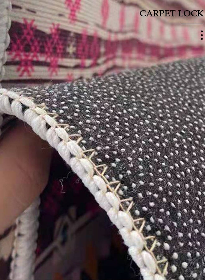 DUNISO 2PCS Non-Slip Kitchen Rugs and Mats, Anti-Fatigue Hallway Kitchen Runner Rug Set Backing Floor Mat for Kitchen Laundry Bathroom Office 40*60cm&40*120cm, Polyester, Rectangle - Image 2