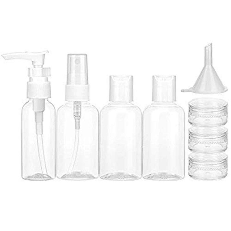 DIY Crafts Portable Plastic Empty Toiletriy Container Leak Proof Travel Accessories Pack of 1 Pc Plastic Empty Toiletriy - Image 1
