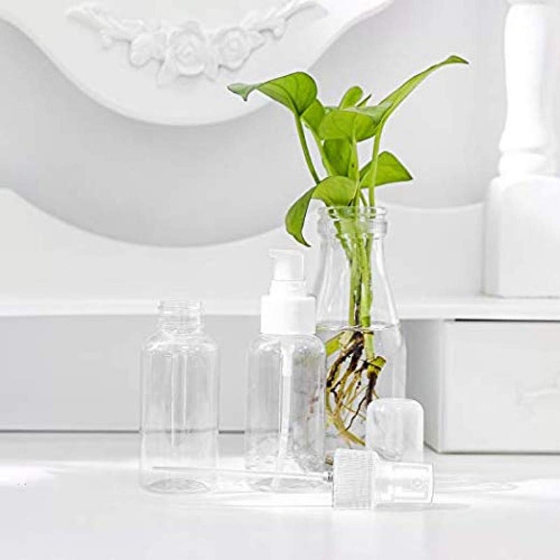 DIY Crafts Portable Plastic Empty Toiletriy Container Leak Proof Travel Accessories Pack of 1 Pc Plastic Empty Toiletriy - Image 4