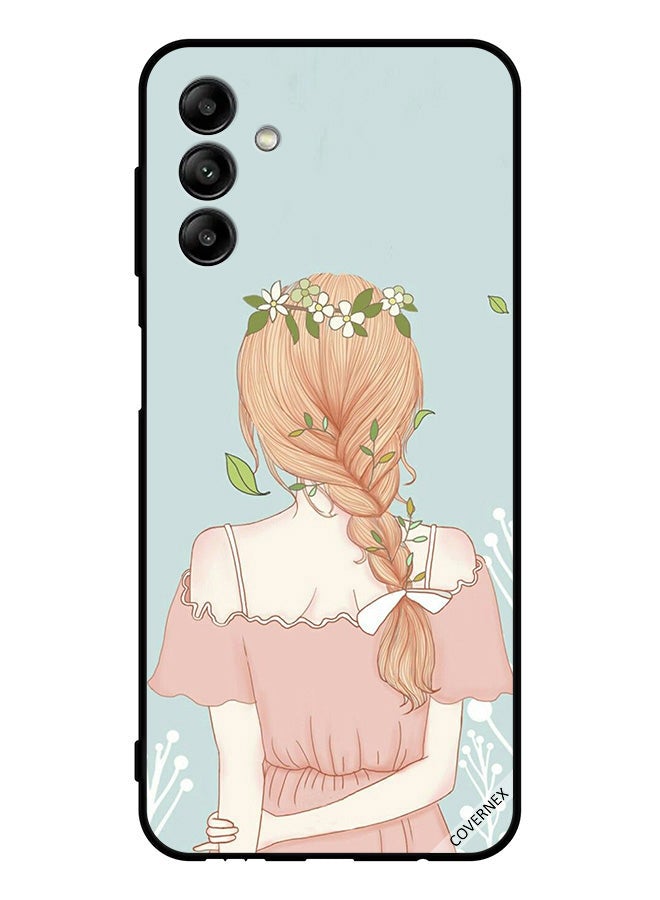 Covernex Protective Case Cover For Samsung Galaxy A04s Standing Girl Looking Cute - Image 1
