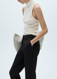 MANGO Straight Fit Suit Pants  - Image 3