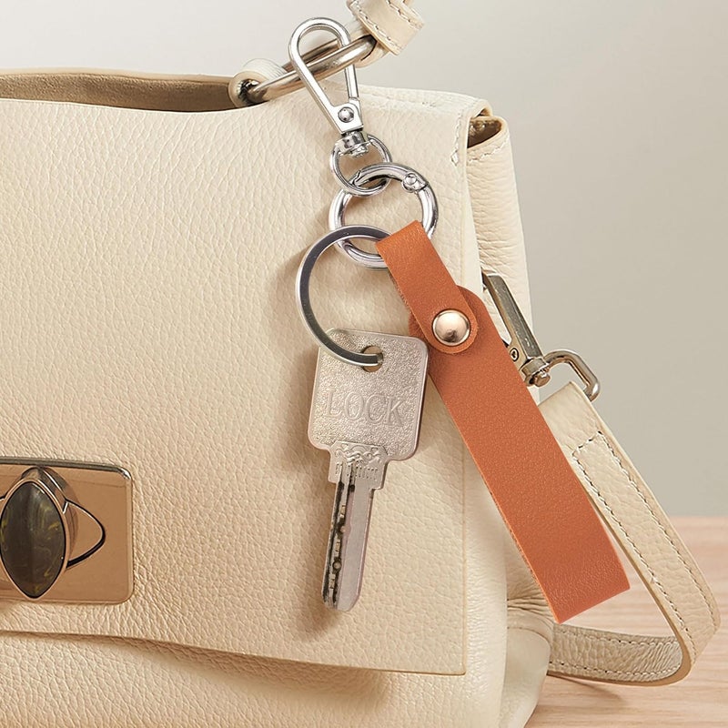 Double Opening Swivel Snap Hook Key Chain Clip Hooks Lobster Clasp Spring Clip Snap Hook with Ring for Keys Lanyards Jewelry DIY (SILVER) - Image 5