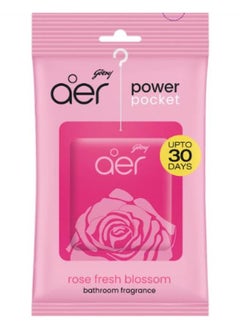 Godrej Aer Power Pocket Rose Fresh Blossom 10g  - Image 1
