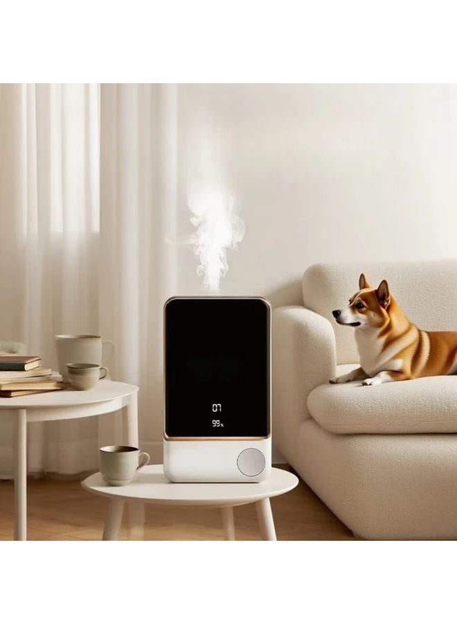 White Aromatherapy Machine Compact Diffuser Humidifier 1800mAh Rechargeable - Image 1