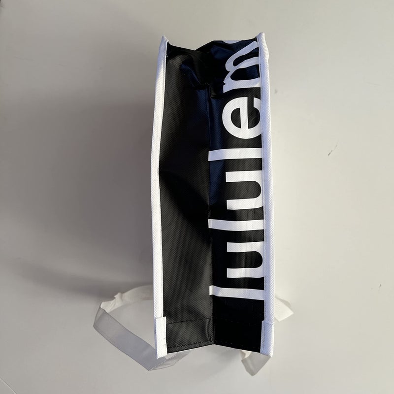 Lululemon New White Shopping Lunch Gym Tote Bag Yoga Dance Tennis Golf Gym Beach Skate - Image 2