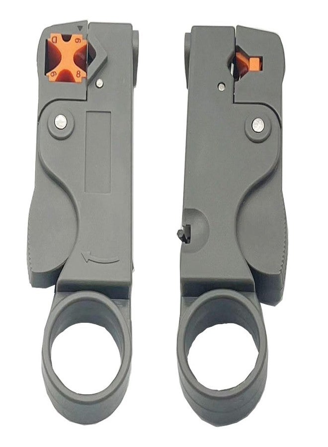 DEVMO 2pcs Cable Stripper Coaxial Wire Coax Stripping Tool RG6 RG11 RG58 RG59 Universal - Image 2