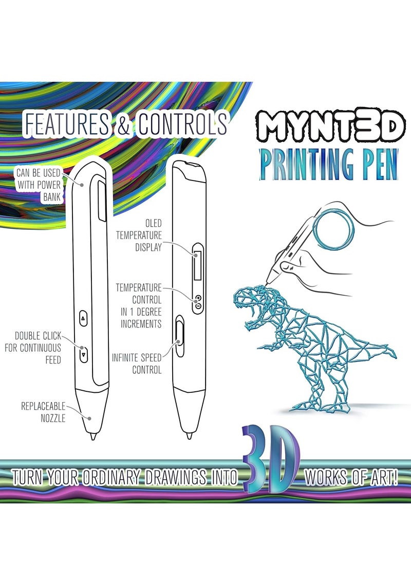 Generic MYNT3D three-dimensional painting pen with OLED display RP800A  - Image 4
