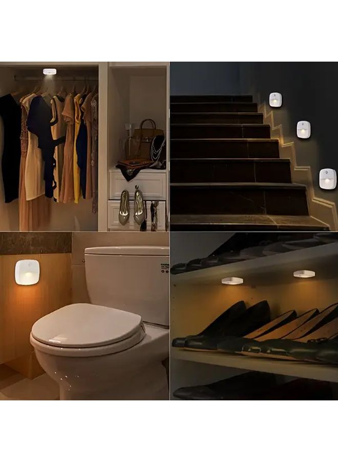 Motion Sensor LED Night Light Strip White Self Adhesive Wireless For Bedroom - Image 2