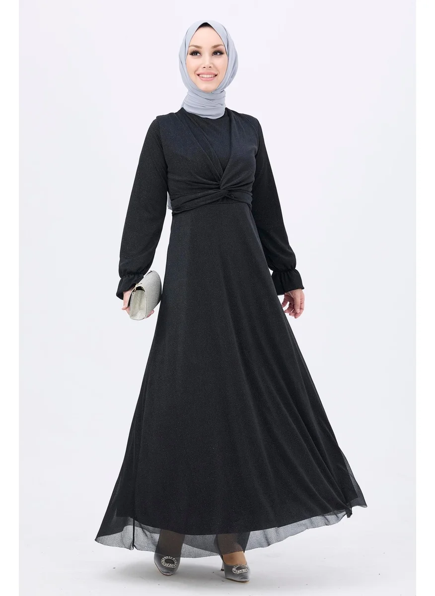 Tofisa 11142-BLACK Evening Dress