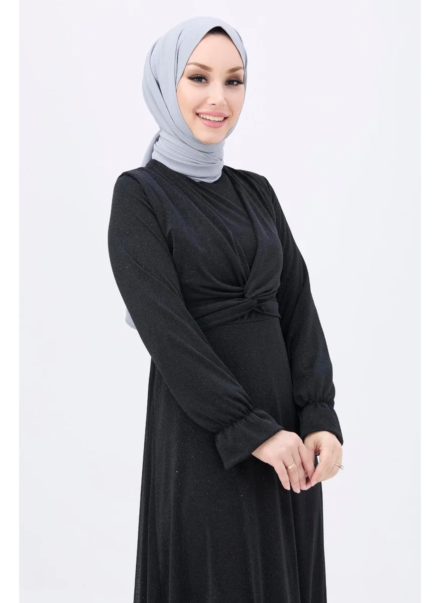Tofisa 11142-BLACK Evening Dress