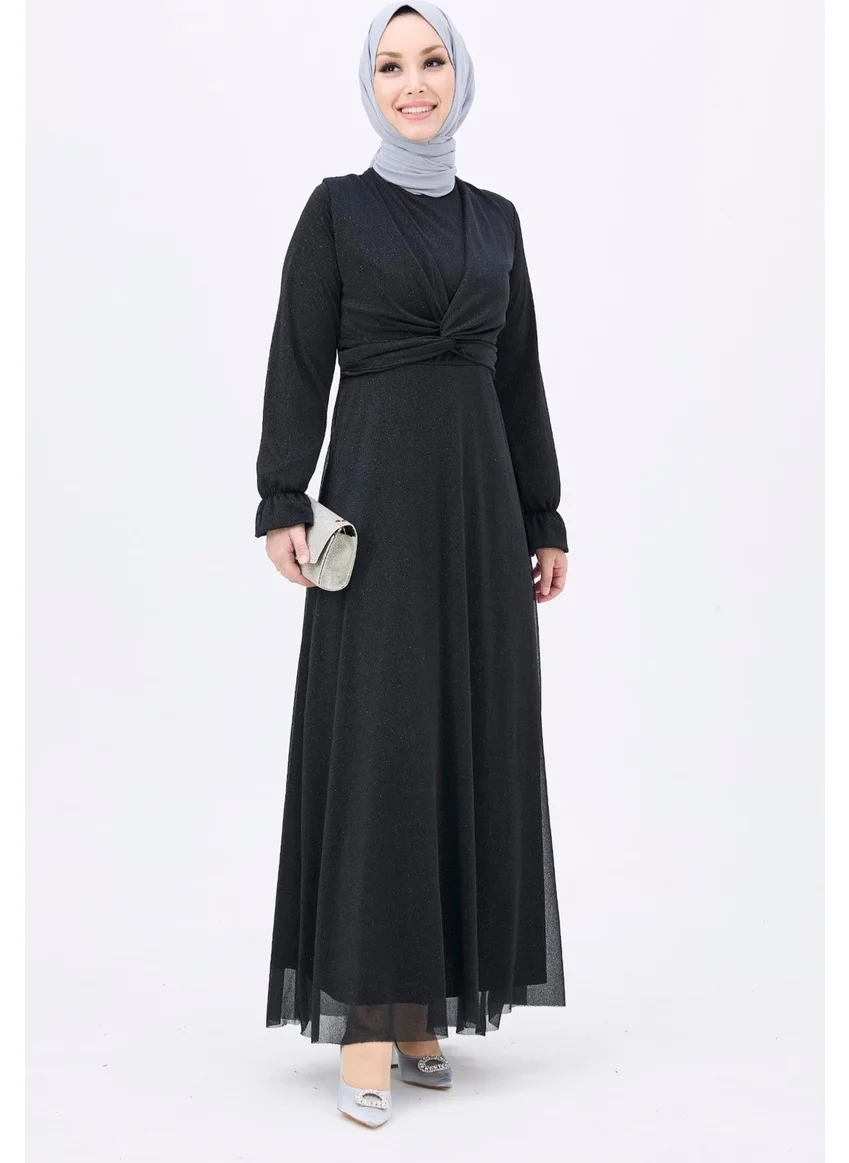 Tofisa 11142-BLACK Evening Dress