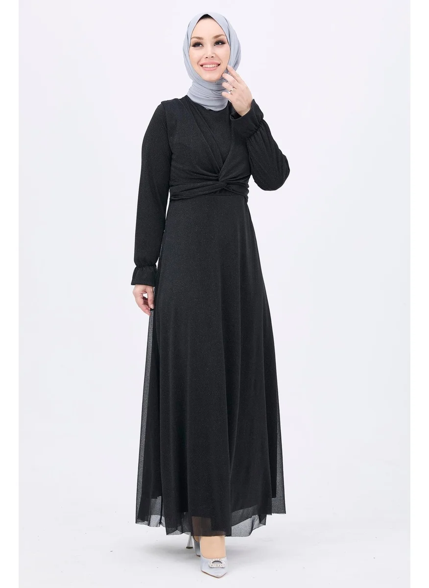 Tofisa 11142-BLACK Evening Dress