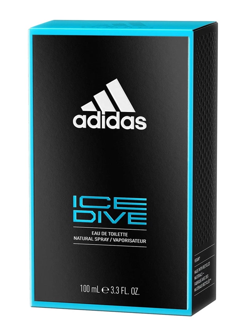 Adidas Ice Dive Eau De Toilette 100ml - Image 2