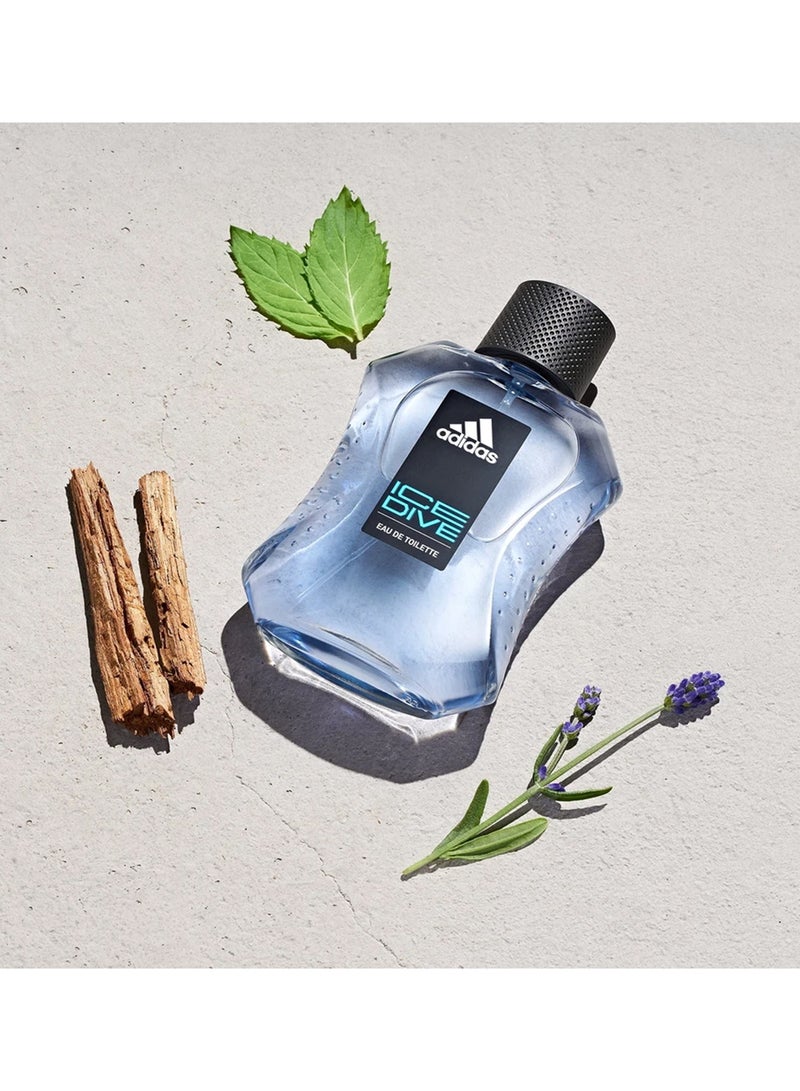 Adidas Ice Dive Eau De Toilette 100ml - Image 4