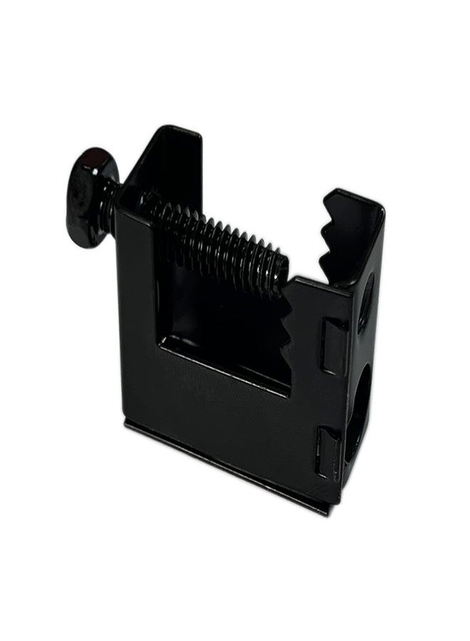 Xadnitu 100 Packs Beam Clamps, 1/4"-20 Black Steel Bolt-on Clamp Hangers Used in Combination with J-Hook for Installation on Beams Up to 1/2" Thick - Image 3