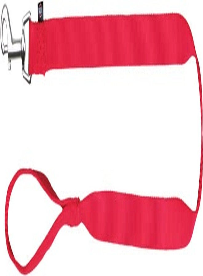 Trixie: - Classic Lead, Nylon Adjustable Dog Lead with Stainless Steel Hooks, Made, Padded Loop Gives a Comfortable Grip - (3.30 ft./20 mm, M-L) Red - Image 1