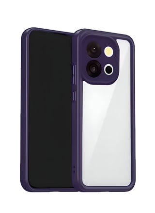 Clear/Eggplant Purple