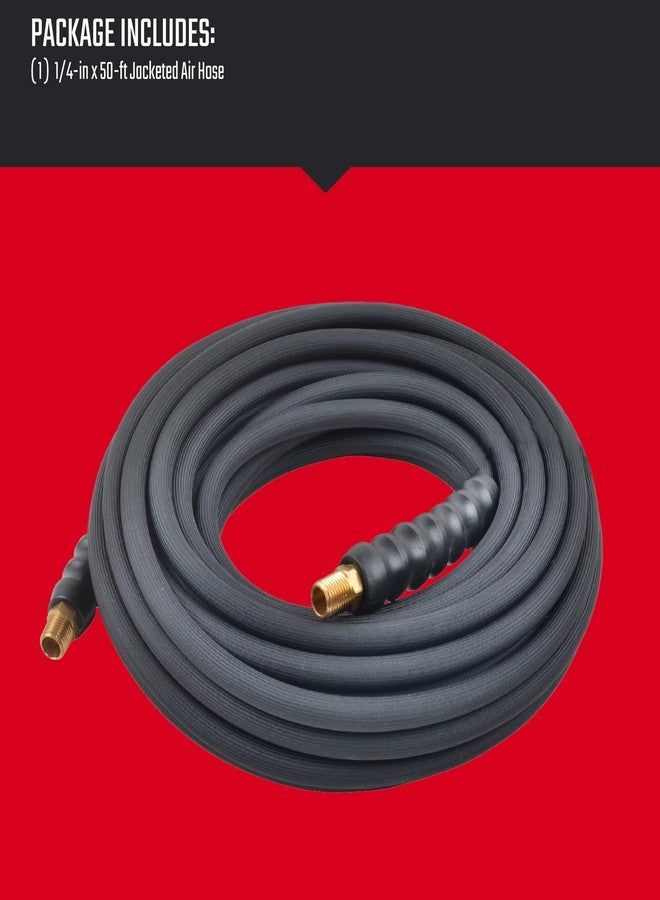 CRAFTSMAN 1/4-in x 50-ft Jacketed Air Hose, Lay-Flat Design, 300 PSI, PVC Material, All-Weather Flexibility - Image 4