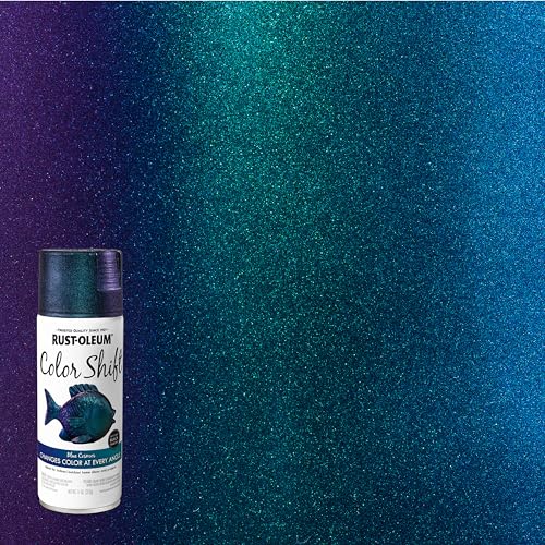 RUST-OLEUM طلاء رش رستوليوم بتغيير اللون، 11 أونصة، أزرق كوزموس - Image 2