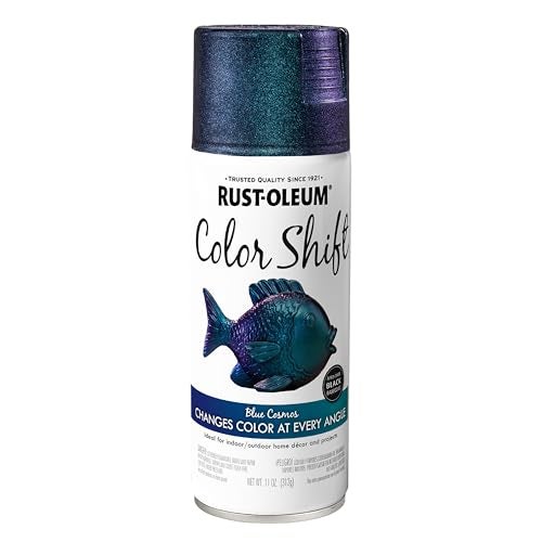 RUST-OLEUM طلاء رش رستوليوم بتغيير اللون، 11 أونصة، أزرق كوزموس - Image 1