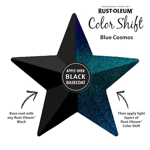 RUST-OLEUM طلاء رش رستوليوم بتغيير اللون، 11 أونصة، أزرق كوزموس - Image 3