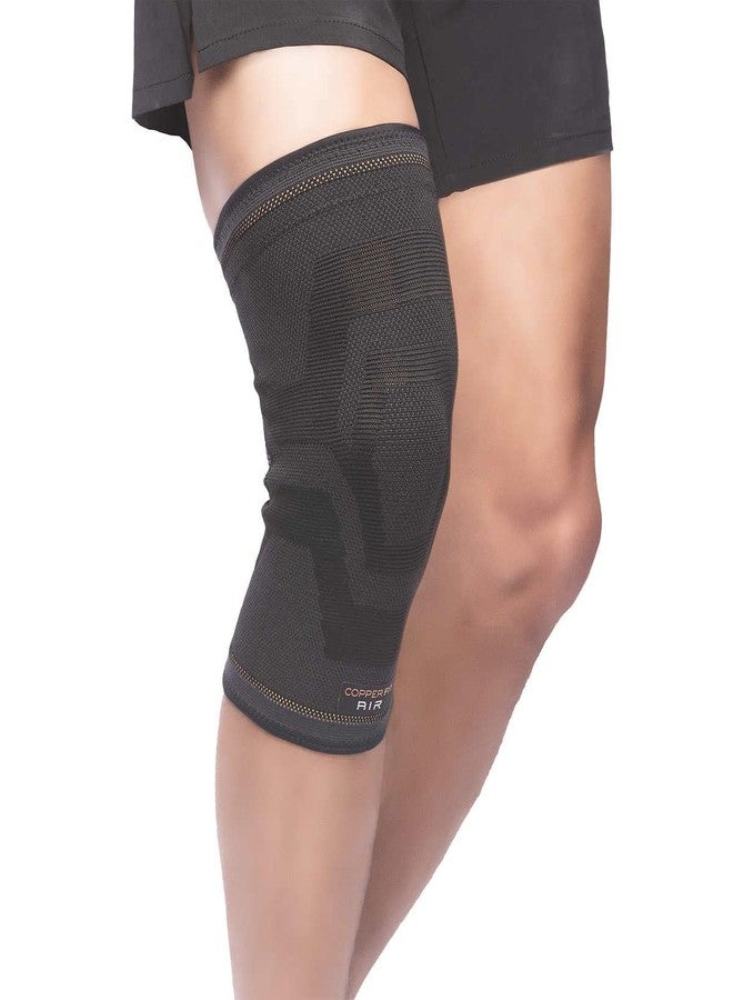 Copper Fit Copperfit Elite Air Knee Compression Support Knee Sleeve for Joint Pain and Arthritis Relief L/XL - 2 Pack, Large - Image 2