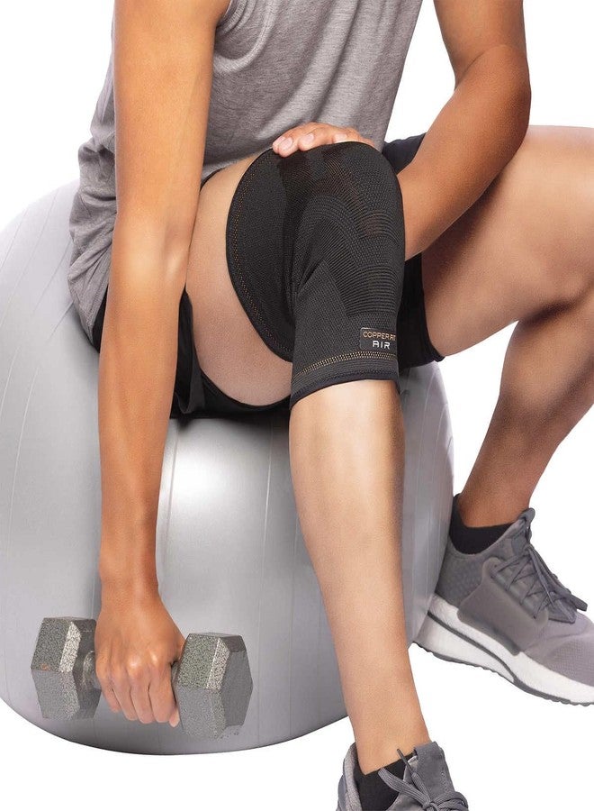 Copper Fit Copperfit Elite Air Knee Compression Support Knee Sleeve for Joint Pain and Arthritis Relief L/XL - 2 Pack, Large - Image 3