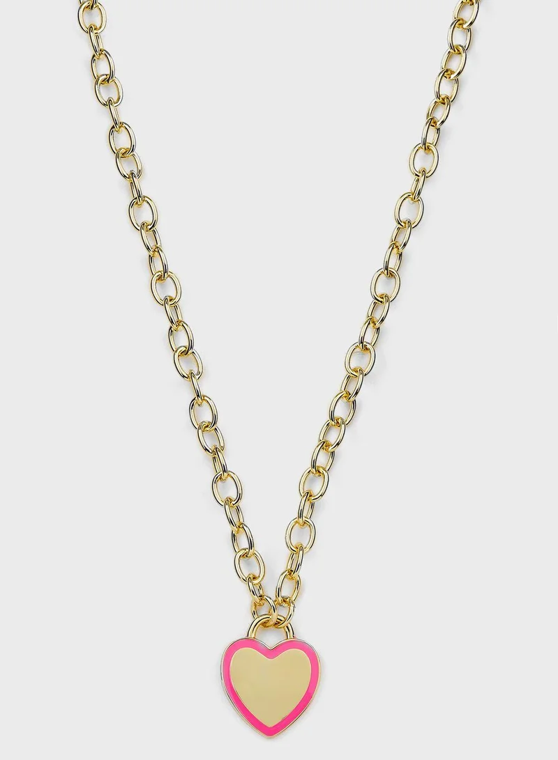 لوف اي جاي عقد مزين بحلية قلب