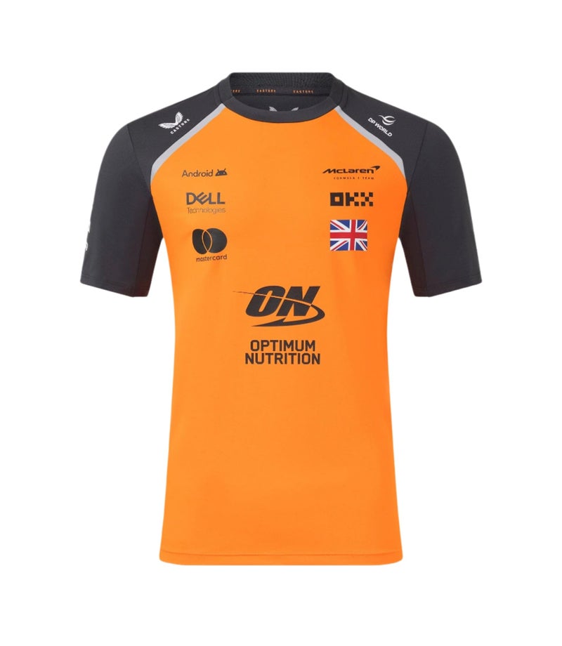 Castore McLaren F1 2025 Men's Lando Norris Team T-Shirt (Autumn Glory, XXL) - Image 1