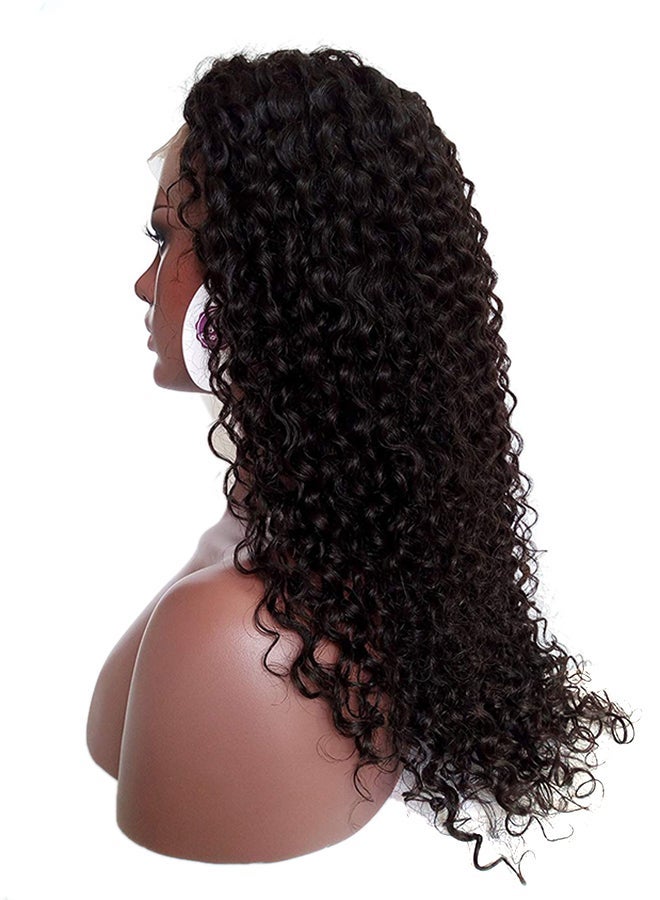 NIBEMINENT Glueless Kinky Curly Hair Wig Black - Image 3