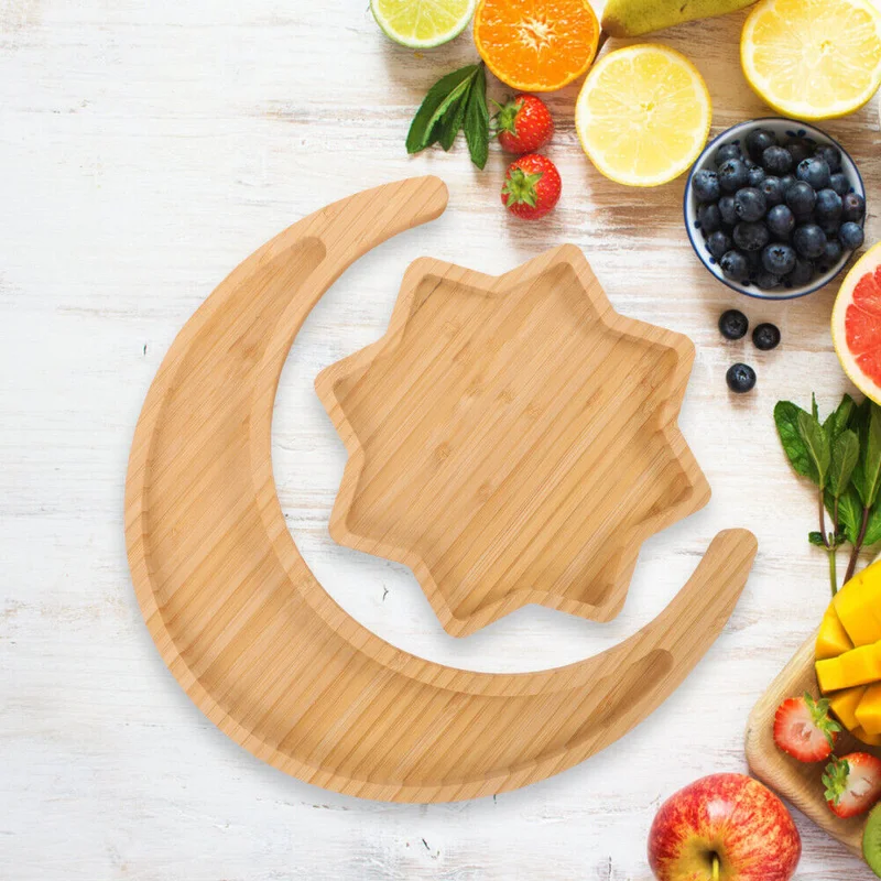 كويزيرا طقم أطباق بامبو لونا ستار آند مون