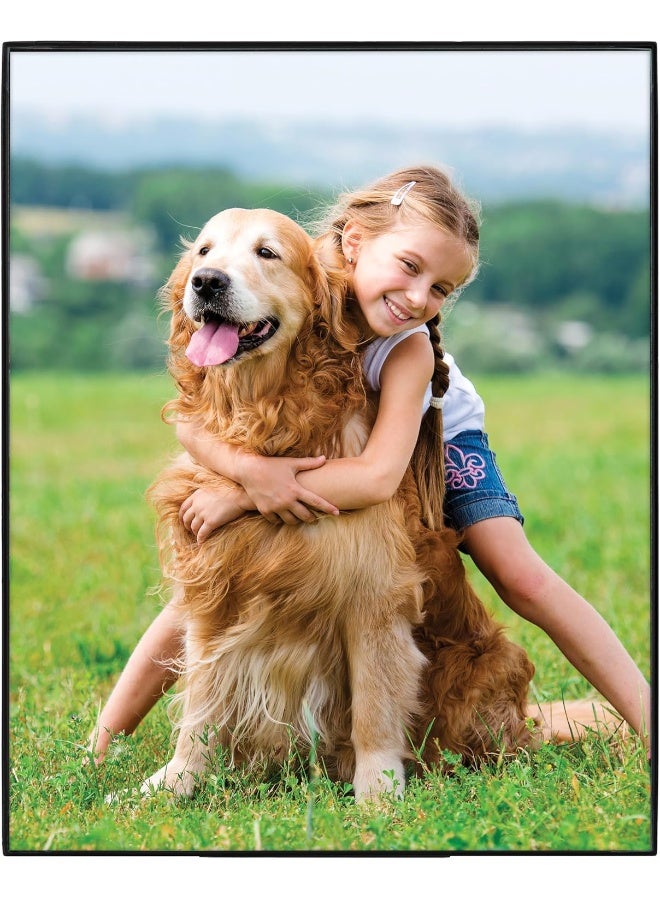 Snap - 8"x10" Black Front Loading - Narrow Wall Photo Frame - Perfect for Showcasing Memories in Style - Versatile and Durable Design for Home or Office DÃ©cor - Rectangular Wall Mount - Set of 12 - Image 5