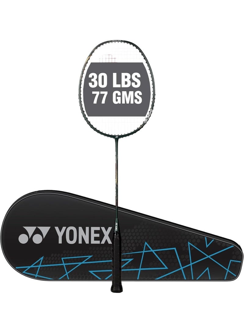 Yonex Astrox Lite 43i Badminton Racquet | Color: Dark Green | Size: Standard | Material: Graphite | Grip Size: G4 5U | Lightweight | Isometric Head Shape | Solid Frame & Slim Shaft - Image 1
