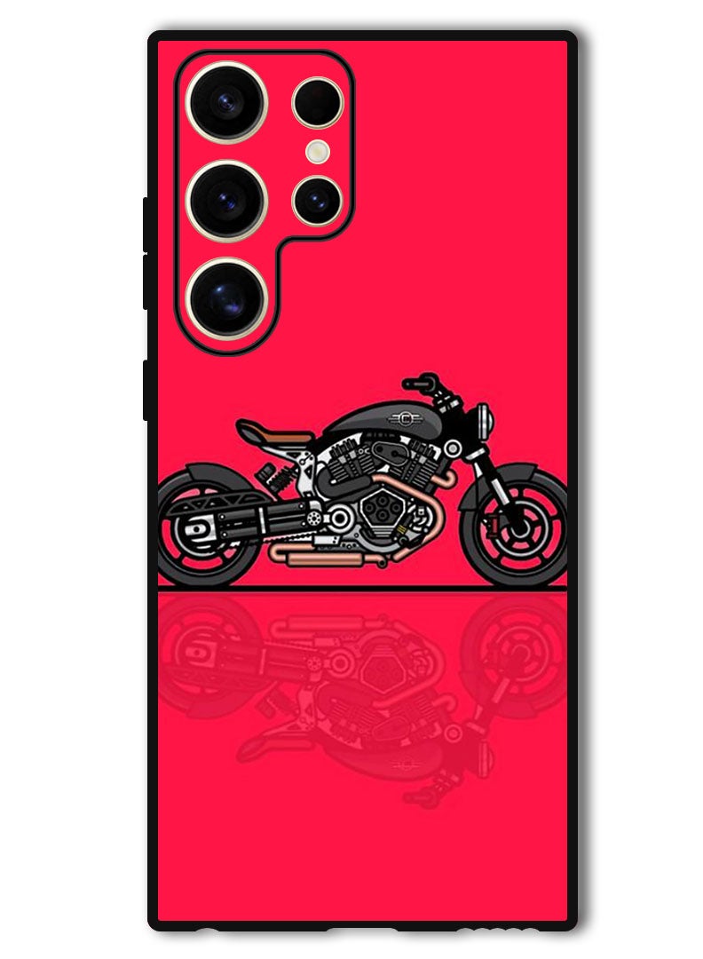 Theodor Protective Case Anti Scratch Shock Proof Bumper Cover For Samsung Galaxy S24 Ultra Sports Bike - Image 1