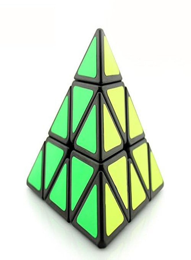 مكعب ألغاز ثلاثي الأبعاد على شكل مثلث أسود من كيوبسكوول ميلونج بيرامينكس، مناسب للأطفال والكبار، لتنشيط العقل وتخفيف التوتر - Image 1