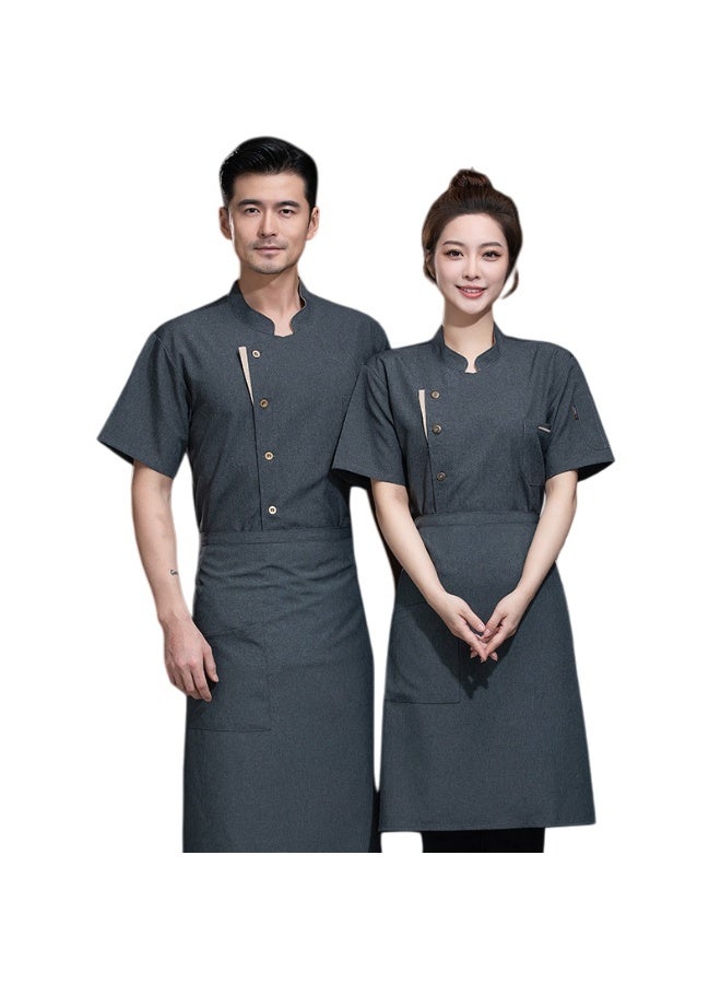 KUYING New Chef Workwear Top+Apron Set - Image 1