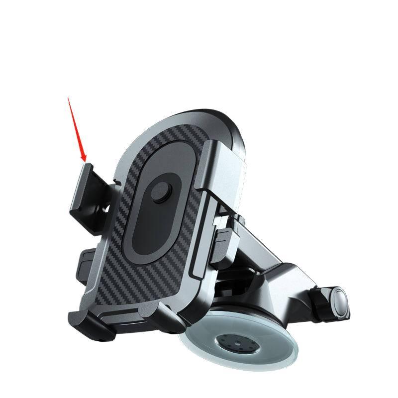 Car Phone Holder, Secure Hook Clip, Upgraded Air, Suction Cup Mount, Fits Most Smartphones, 360 Degree Rotation, Adjustable Viewing Angle - Image 1