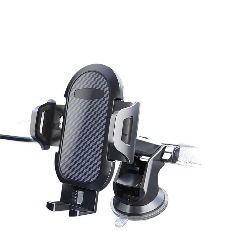 Car Phone Holder, Secure Hook Clip, Upgraded Air, Suction Cup Mount, Fits Most Smartphones, 360 Degree Rotation, Adjustable Viewing Angle - Image 3