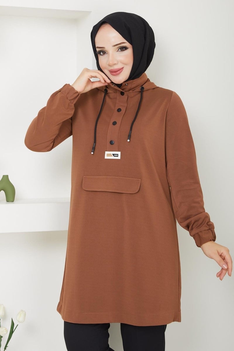 Doque Seasonal Women's Tunic Hooded 61013Y  - Image 2