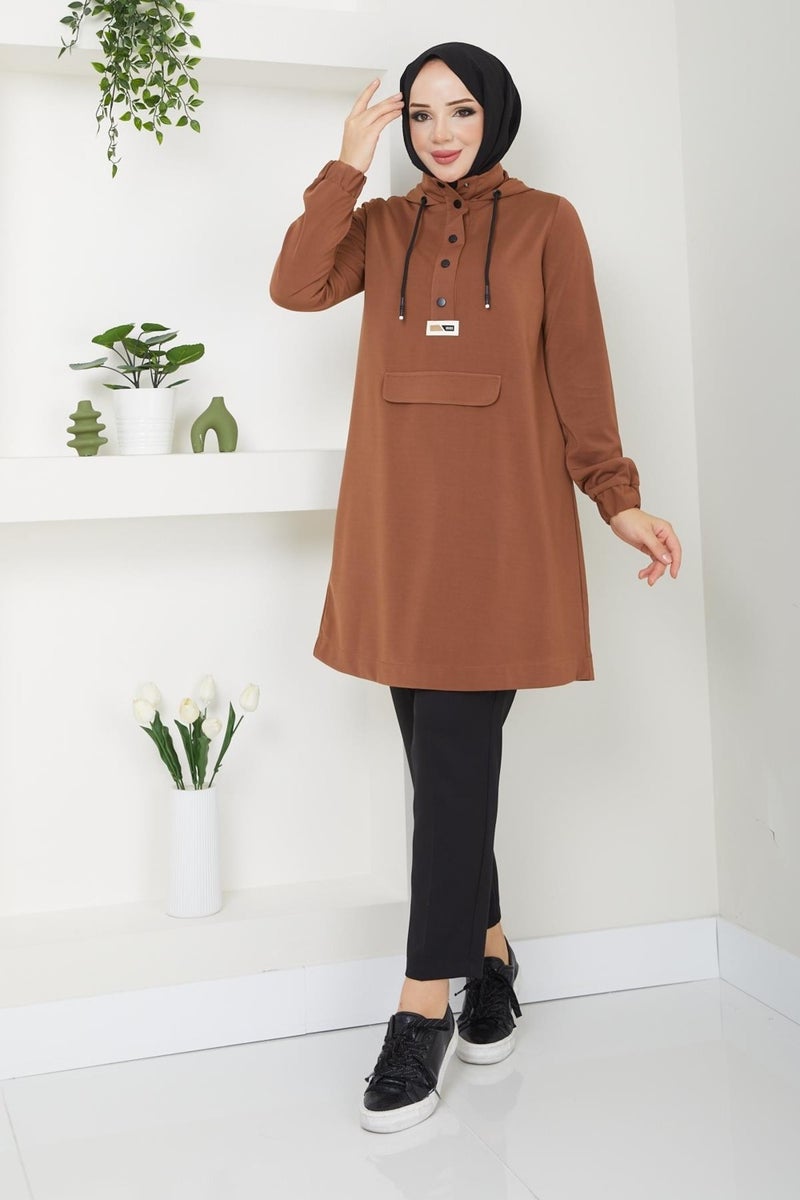 Doque Seasonal Women's Tunic Hooded 61013Y  - Image 3