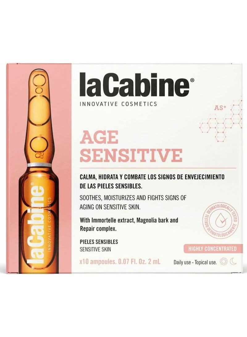 La Cabine Age Sensitive Concentrated Ampoules 10x2ml - Image 1