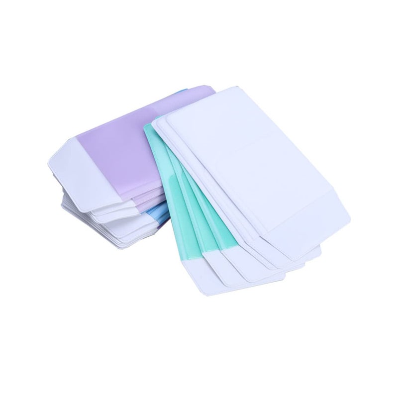 6Pcs Mixed Color Leakproof Pen Pouch Pocket Protector for Office School Craft Use - Image 4