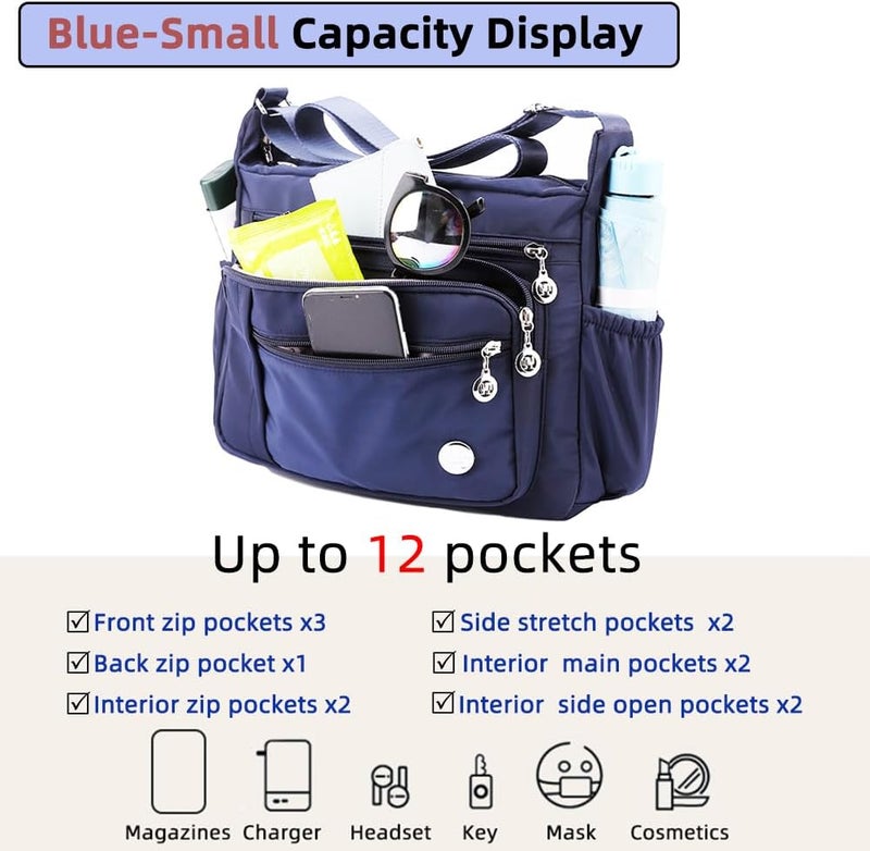 MINTEGRA Store Women Shoulder Handbag Roomy Multiple Pockets Bag Ladies Crossbody Purse Fashion Tote Top Handle Satchel - Image 4