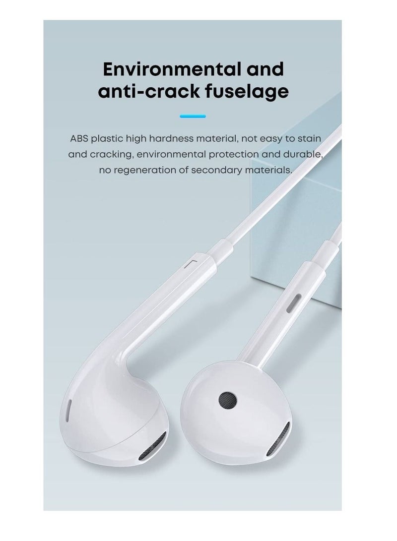 جو-ديز سماعة أذن Go-Des مع موصل Lightning GD-EP105 - أبيض - Image 3