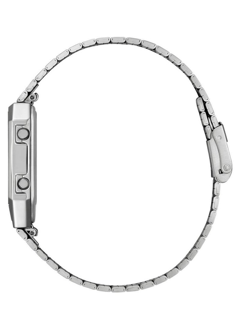 CITIZEN - Hexagon Shape Analog & Digital Stainless Steel Wrist Watch JG2101-78E - 36mm - Silver - Image 1