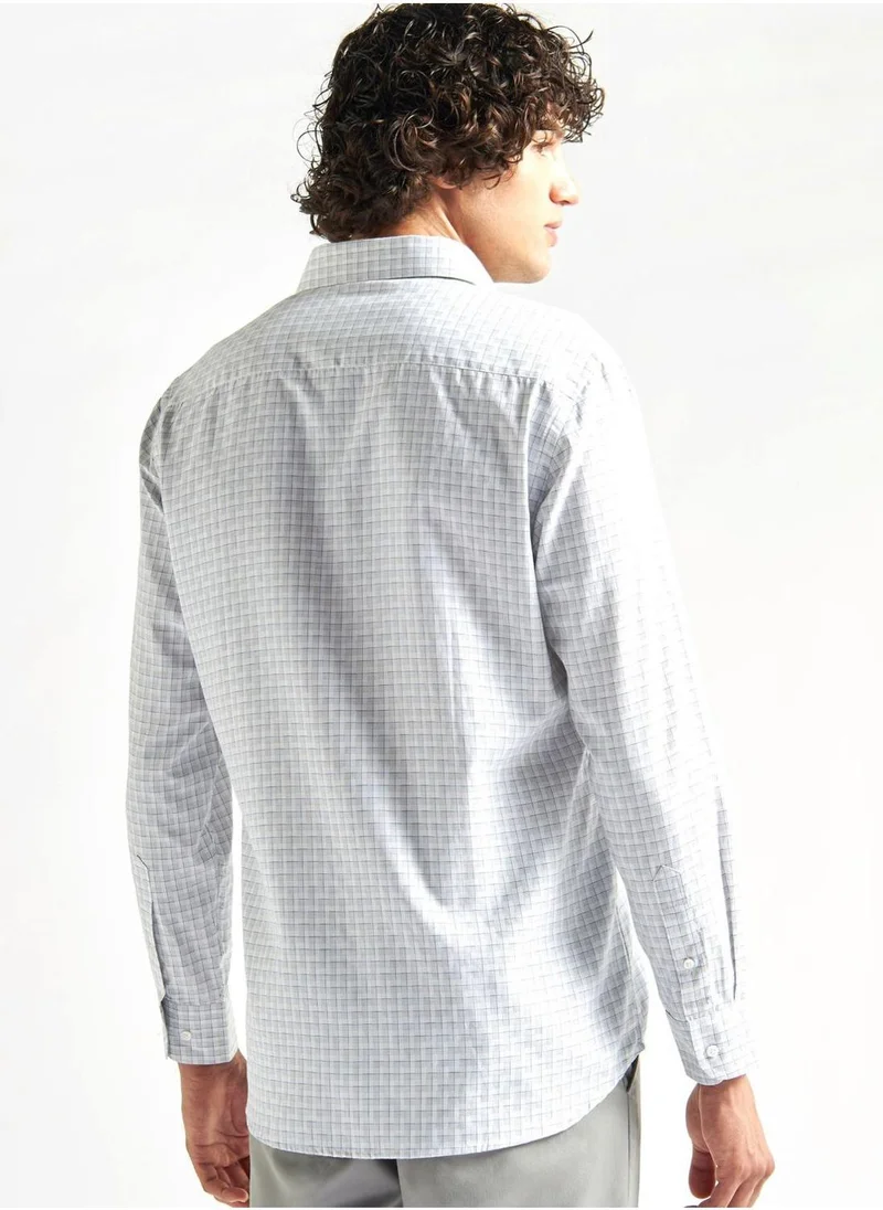 Splash FAV Checked Regular  Fit Shirts