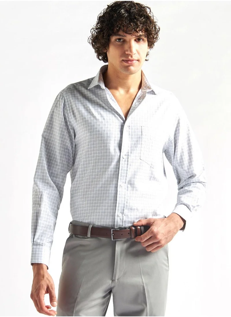 Splash FAV Checked Regular  Fit Shirts