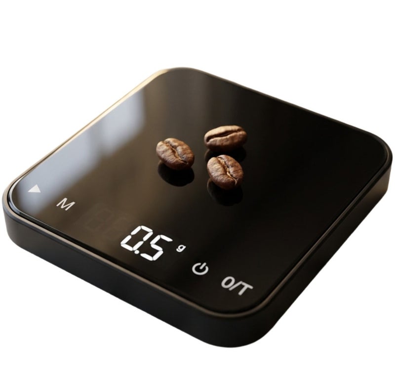 Rattleware Digital Coffee Scale with 0.1g Precision, Espresso & V60 Coffee Scale, Portable Kitchen Scale Digital Food Weight Scale with LCD Display, Tare Function & Gram Measurement for Coffee Brewing - Image 1