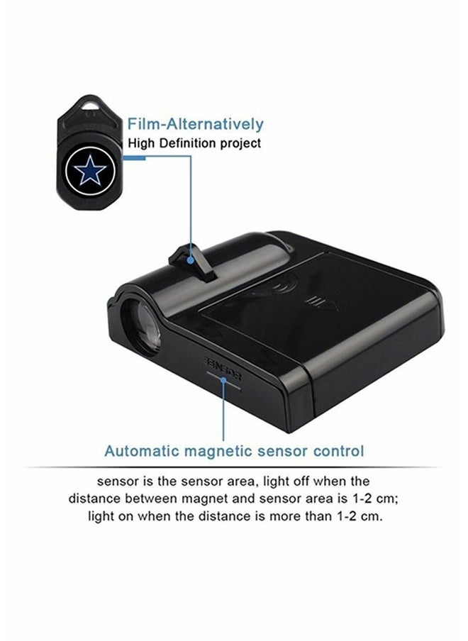 Y&D - 2-Piece LED Car Door KIA Logo Projector Shadow Light Set - Image 1