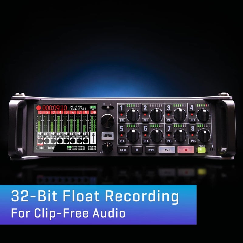 Zoom F8n Pro MultiTrack Field Recorder - Image 2